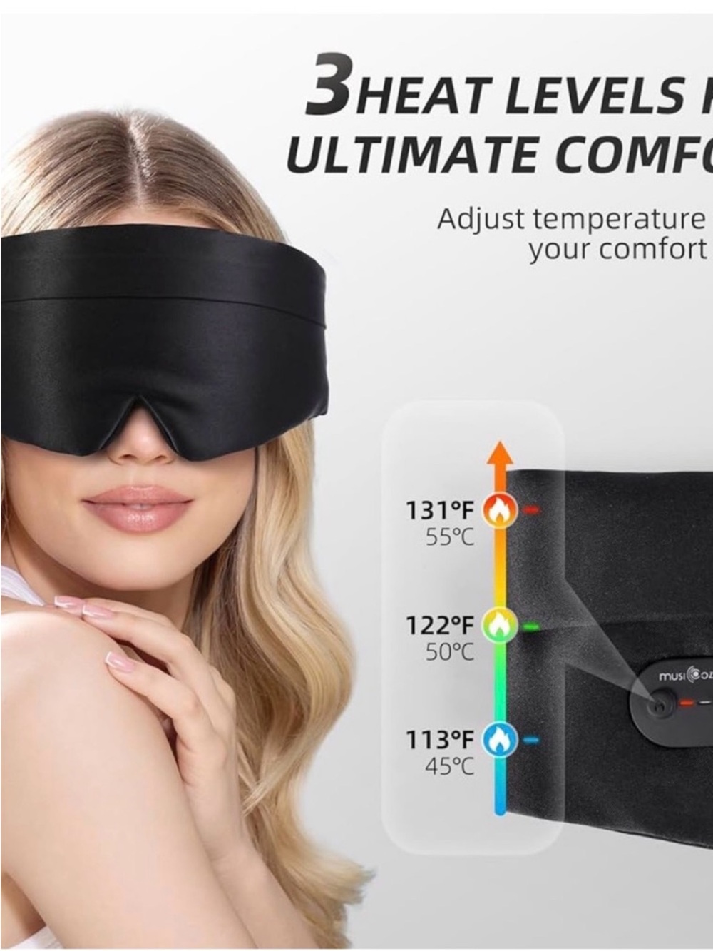 NEW Cordless Heated Eye Mask - Blue Box NWT - Picture 8 of 11
